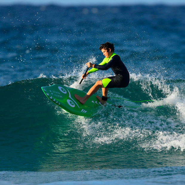 Croc Froth shredding - Croc Froth - Little Rippas SUPs the most fun, toughest and safest kids SUPS